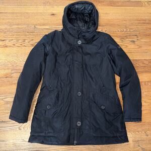 WOMEN'S The North Face Goose Mauna Kea Parka Jacket Coat XL Black Warm Winter